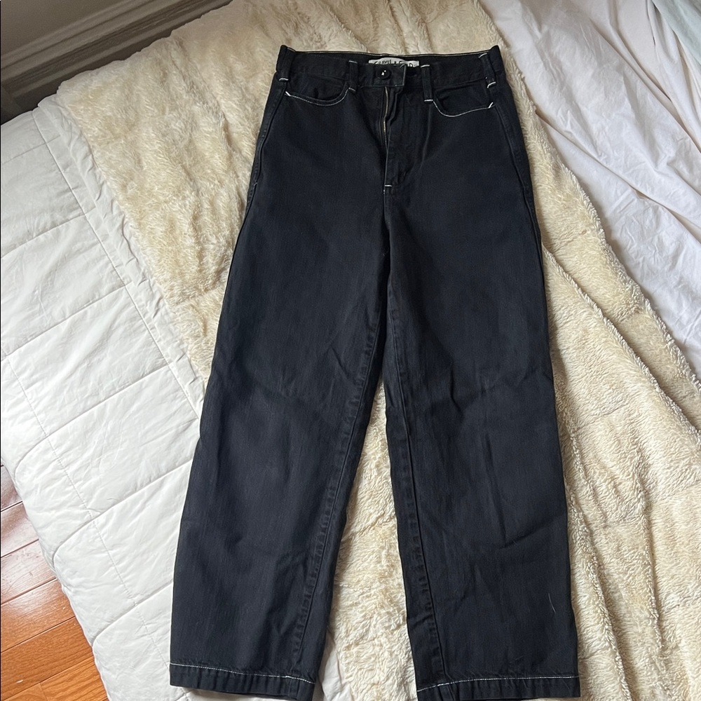 Gravel & Gold Black Jeans